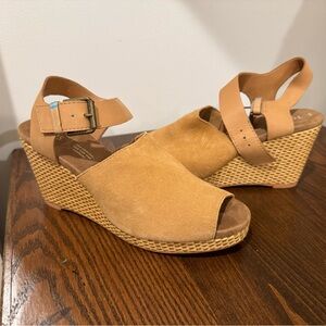 Tan Wedge Sandals